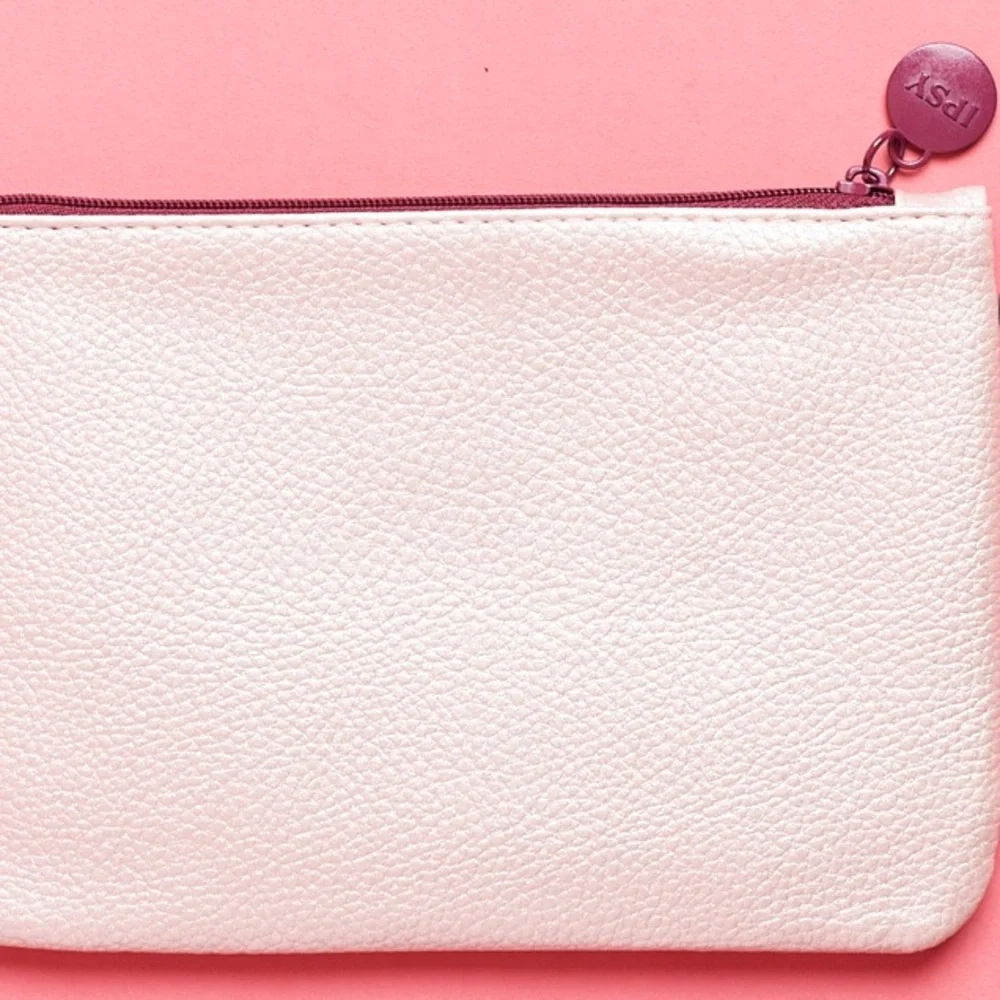 Ipsy Pink Glam Cosmetic Bag